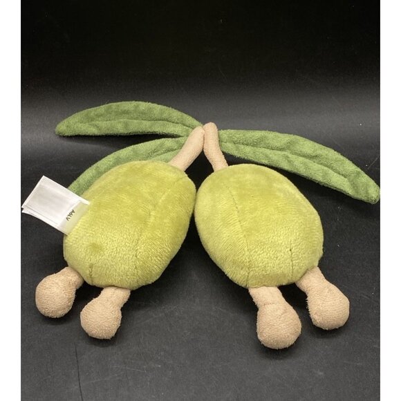Jellycat 5” Amuseables Joined Pair of Olives Plush Lovey - Picture 3 of 7